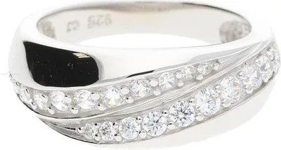 Produktbild von JuwelmaLux Ring 925 Sterling Silber mit Zirkonia JL10-07-2056 66