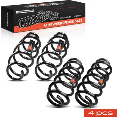 Obrázek produktu pro Frankberg 4x pružina odpružení přední zadní pro VW Golf V 1K1 2005-2008