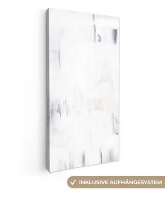 Produktbild von MuchoWow® - Leinwandbilder - Acrylfarbe - Entwurf, Wandbild, Wanddeko Bilder Wohnzimmer, 40x80 cm
