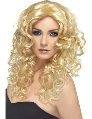 Produktbild von Glamour Babe Lockenperücke blond