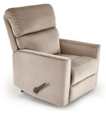Produktbild von Relaxsessel KARIM Beige Stoff mit Liege- und Schaukelfunktion 85/100–167/103/50 cm