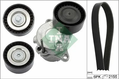 Zdjęcie produktu dla Zestaw Paska Wielorowkowy Db W204/X204/W166 2,1Cdi