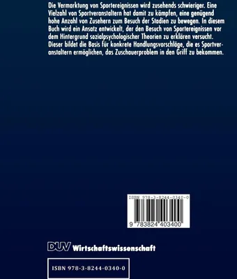 Produktbild von Vermarktung von Sportereignissen