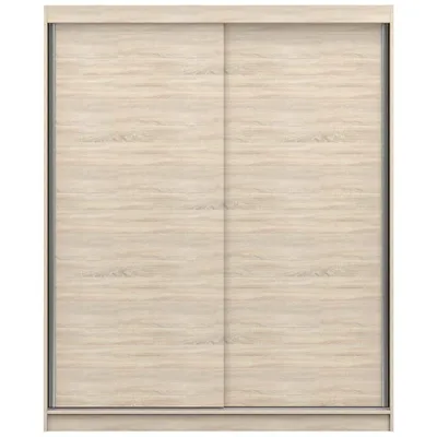 Produktbild von Schwebetürenschrank Kleiderschrank Schrank 160 cm Sonoma/Sonoma Bono 04