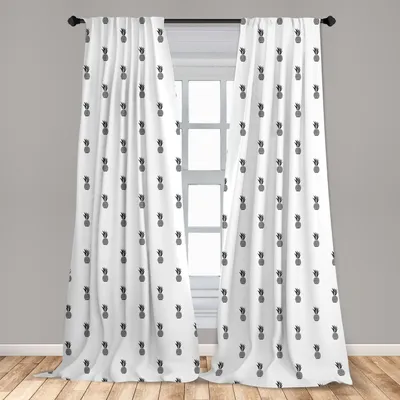 Immagine prodotto di Abakuhaus, tende per finestre, motivo frutta tropicale, set da 2 pannelli, 150 x 175 cm