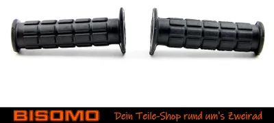 Produktbild von Gummiteile 6-teilig Lenkergriff, Kickstarter, Gasdrehgriff, Fußraste, moderne Form, Fußschaltung für Simson S50 S51 Enduro S53 S70 S83 Gummi