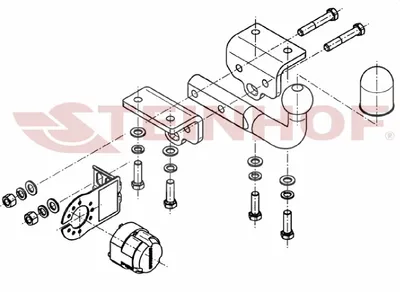 Produktbild von Z548276 Anhängerkupplung passend für VW Amarok I 08/2010-2022 starr
