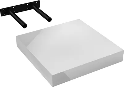 Produktbild von Bücherregal Wand, Wandregal 23,5x23,5 cm - Regal Wand, Schweberegal, Hängeregal