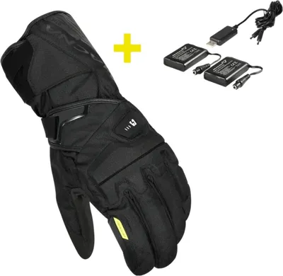 Produktbild von Macna Foton 2.0 RTX beheizbare wasserdichte Motorrad Handschuhe Kit, schwarz, XL