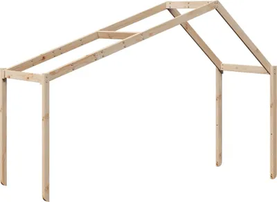 Produktbild von Dach für Kinderbett 213x85,5x144,5 cm Massivholz Kiefer