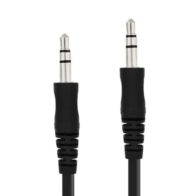Obrázek produktu pro 3.5 mm samec/samec aux kabel, délka 3 m, LinQ - černý
