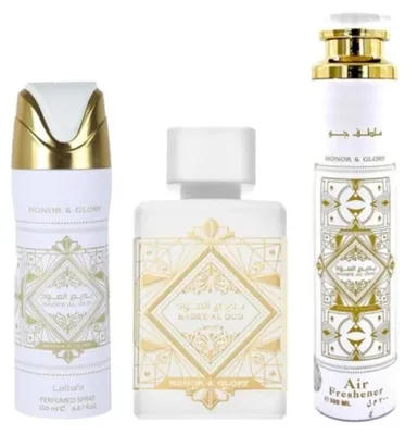 Obrázok produktu pre Darčeková sada, Lattafa Badee Al Oud Honor & Glory EDP 100 ml, deo, osviežovač