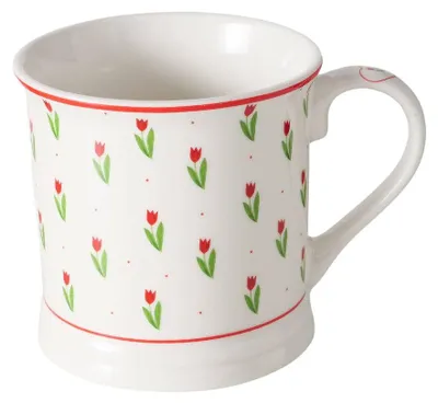 Obrázok produktu pre Šálka DANIQUE, vzor tulipán, 420 ml