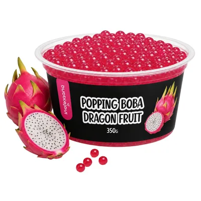 Zdjęcie produktu dla BubbleJoy Popping Boba Smoczy Owoc 350 g Perły Owocowe do Bubble Tea