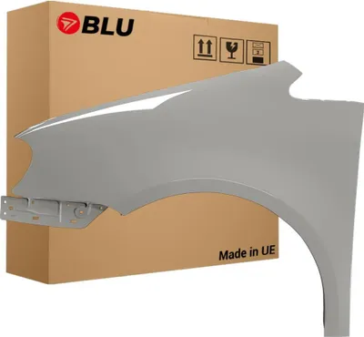 Image de BLU Aile Compatible avec VW Volkswagen Touran 1T1 LD7S Gauche Grau SlateGrau | 2003-2006 | Avant | Peint| Prêt à Monter | Galvanisé