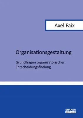 Obrázek produktu pro Organisationsgestaltung
