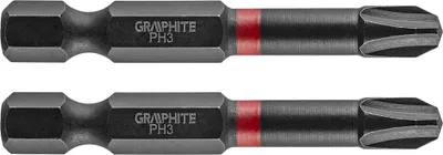 Image de GRAPHITE Embouts à percussion PH3 x 50 mm, 2 pcs.