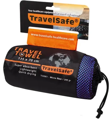 Immagine prodotto di Travelsafe asciugamano da viaggio in microfibra M blu reale TS3061