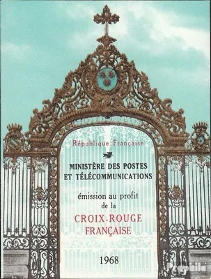 Produktbild von Briefmarken Frankreich 1968 Mi 1647-1648MH (kompl.Ausg.) postfrisch Rotes Kreuz