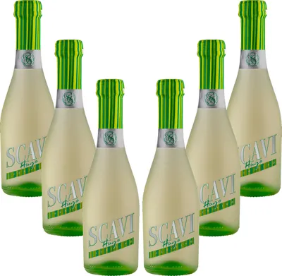 Produktbild von Scavi & Ray Hugo 6er Set Aperitivo Aperitif je 0,2L Piccolo (5,5% Vol)- [Enthält Sulfite]