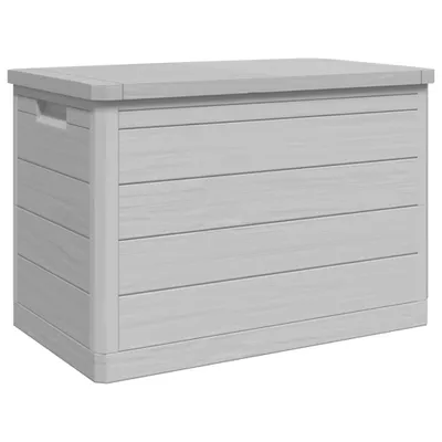 Produktbild von vidaXL Outdoor-Kissenbox Grau 77,5x44,5x53 cm Polypropylen
