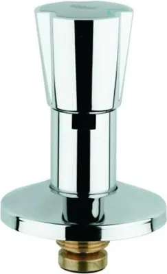 Produktbild von Grohe Oberteil 11514 DN20 für UP-Ventile Dreikantgriff blau/rot 3/4" chrom