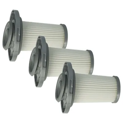 Produktbild von vhbw 3x Trennfilter kompatibel mit Rowenta X-Force Flex 8.60 Allergy RH9637WO, RH9611WO, RH9638WO Staubsauger - Ersatz-Filter, Abwaschbar Grau Weiß