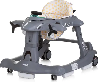 Image de CHIPOLINO Chodtko avion interactif 3 en 1 gris