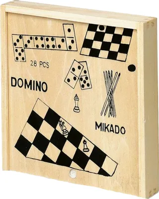 Immagine prodotto di MidOcean - Gioco da tavolo "Trikes", 4 in 1 MO167 (taglia unica) (legno)