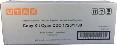 Produktbild von Utax 652510011 Tonerkartusche Cyan 12.000 Seiten für Utax CDC 1725