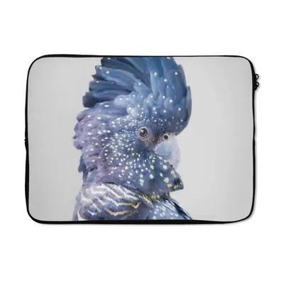 Produktbild von MuchoWow® Laptop Hülle 13 Zoll Kakadu - Blau - Tiere - Natur Laptoptasche - Laptophülle - Sleeve - Rundumschutz