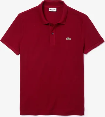 Produktbild von Lacoste Polo Shirt Slim Fit Herren Bordeaux Rot, Größe:XL