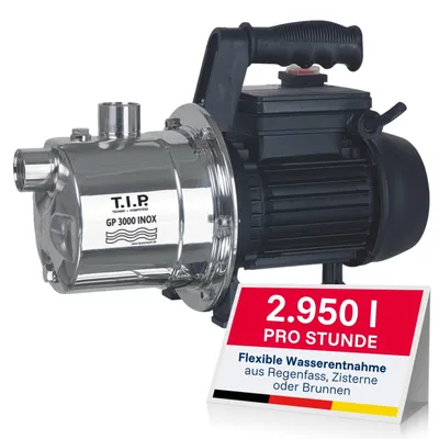 Immagine prodotto di Merkloos T.I.P. - Technische Industrie Produkte GP 3000 Inox pompa da giardino 2950 l/h 42 m