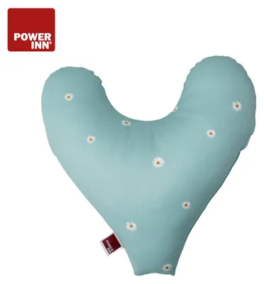 Produktbild von POWER INN Brustkissen Hope | Blau mit Muster | Herzkissen als Schmerzlinderung nach Mastektomie | Stützkissen