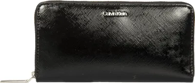 Immagine prodotto di Portafoglio donna CK CALVIN KLEIN articolo K60K609999 CK MUST Z/A WALLET LG SAFFIANO cm 19 x 10 x 2 (circa), UNICA - ONE SIZE, Poliuretano 100%