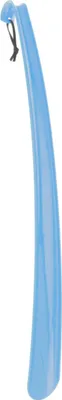 Produktbild von Schuhanzieher 59cm Schuhlöffel Anziehhilfe Schuhanziehhilfe Kunststoff , Farbe:blau
