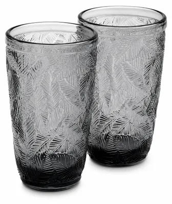 Produktbild von Trinkglas Ray 2er-SET Grau - 380ml, KI-generiertes Bild