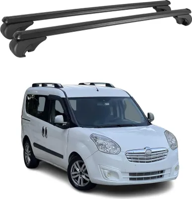 Produktbild von Dachträger für Opel Combo D 2012-2018 Gepäckträger Grundträger Alu Schwarz 2x