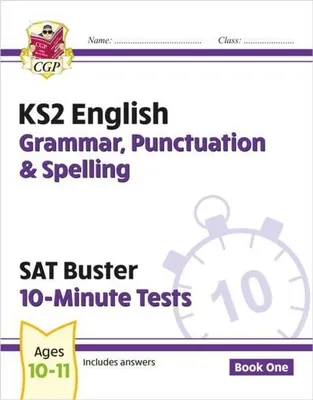 Productafbeelding van New KS2 English SAT Buster 10-Minute Tests: Grammar, Punctua