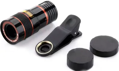 Produktbild von Handy-Kameraobjektiv-Set, universelles 8-fach-Monokular-Teleskop, mobiles Zoomobjektiv für die meisten Smartphones