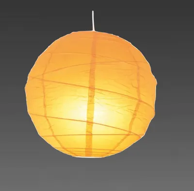 Zdjęcie produktu dla Näve lampa wisząca 40 cm papierowa japońska lampa wisząca żółta 697315