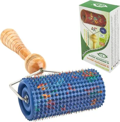 Produktbild von Lyapko Applikator Massageroller groß M Nadelabstand 5 mm 24 x 11 cm D 61 mm