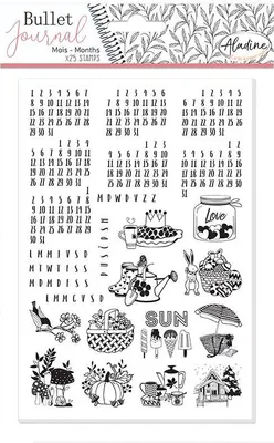 Produktbild von Schaumstoffstempel für Terminplaner - Universelle Monate