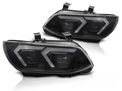 Produktbild von Xenon LED Tagfahrlicht Scheinwerferset passend für BMW 3er Coupe/Cabrio E92/E93 LCI 10-13 schwarz