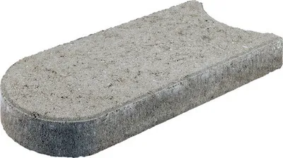 Produktbild von Rasenabschlussstein Mähfix grau 33 cm x 16 cm x 4,5 cm
