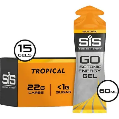 Produktbild von Science in Sport GO Isotonic Energy Gel Tropical 15 x 60 ml