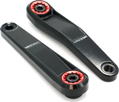 Produktbild von windmeile | Lekkie Buzz Bars Pedalarme, Left Offset Square Drive 170mm, V3.1, Schwarz und Rot, Kurbeln für Bafang BBS01/02/HD, E-Bike, Pedelec