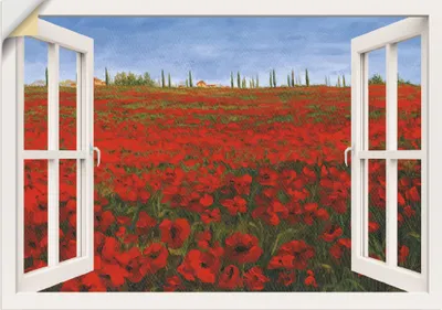 Produktbild von ARTland Wandbild, selbstklebend 4 Jahreszeiten III Größe: 100x70 cm