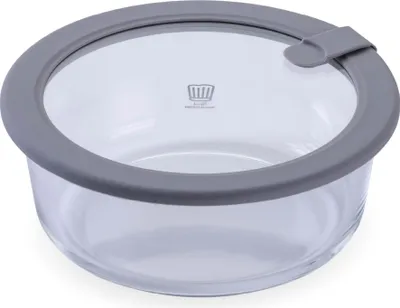 Produktbild von Chefkoch trifft Fackelmann Vorratsdose aus Glas, 950 ml  Perfekt für Küche und Haushalt, mikrowellen- und backofengeeignet