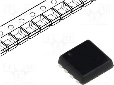 Produktbild von 3x Transistor: N-MOSFET 4,5W 30V 11,5A unipolar DFN3x3 EP AON7408 N-Kanal-Transis